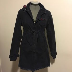 Final Price ⬇️ Free People Navy Cotton Coat